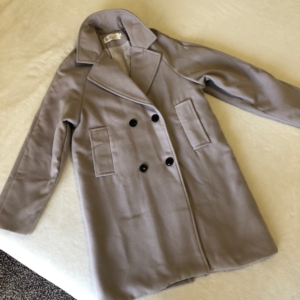 Winter double-breasted coat